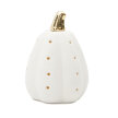 Lampion ceramiczny dynia Led dekoracja 14 cm (1)