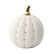 Lampion ceramiczny dynia Led dekoracja 17,5 cm (1)