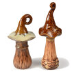 Figurka ceramiczna grzyb zestaw 2 szt dekoracja  (2)