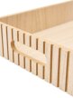 Taca dekoracyjna z drewna MDF z uchwytami 35 cm  (2)