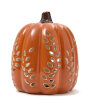 Lampion ceramiczny dynia Led dekoracja 17 cm (1)