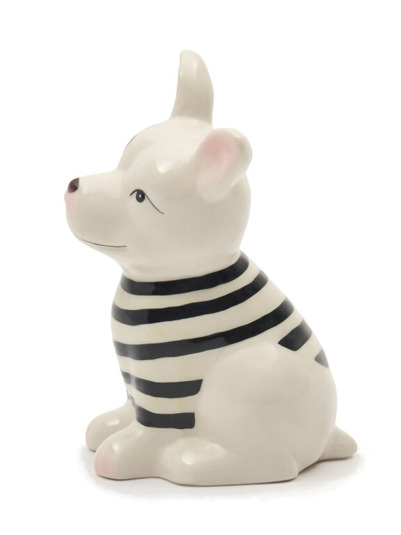 Figurka ceramiczna pies dekoracja ozdoba (2)
