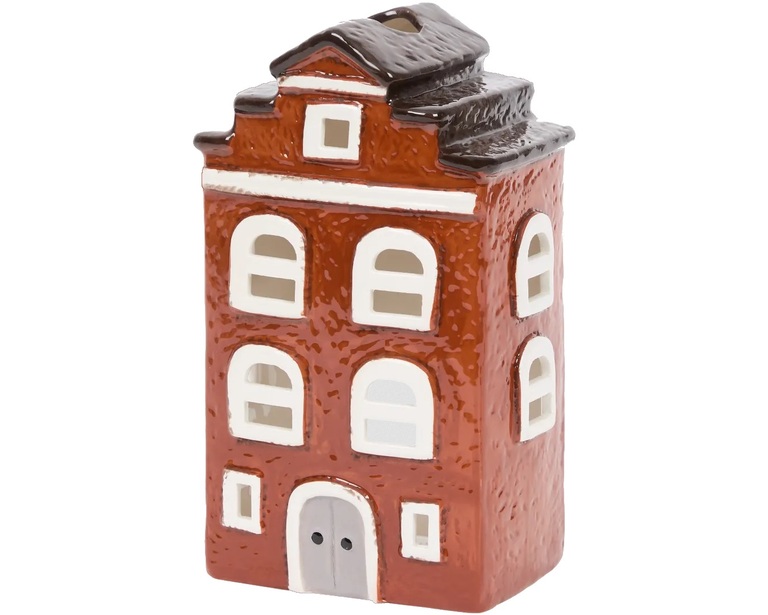 Domek ceramiczny latarnia lampion świecznik (1)