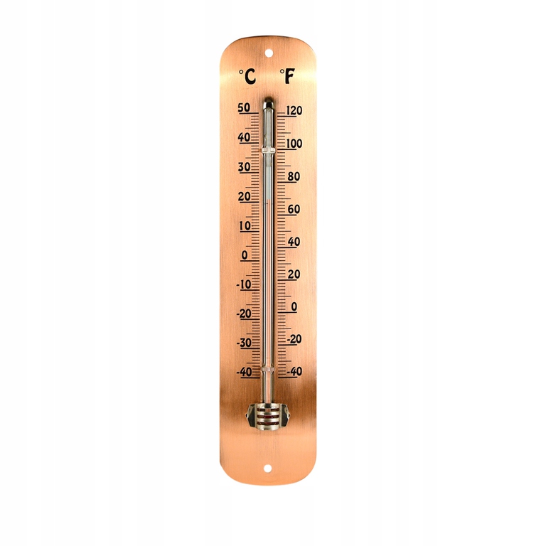 Termometr pokojowy naścienny w kolorze miedzianym (1)